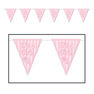 Baby Pennant Banner It's A Girl