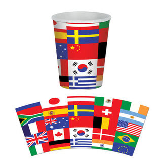Cups - International Flag Beverage Cups