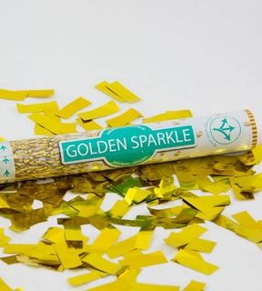 Confetti Cannon Golden Sparkle 40cm
