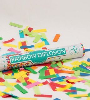 Confetti Cannon Rainbow Explosion 40cm