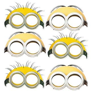 Minions Masks Assorted Designs Pk6