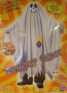 Costume Friendly Ghost Child (8-10) Med