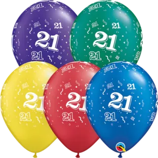 Balloons - Numbers Around  21st 