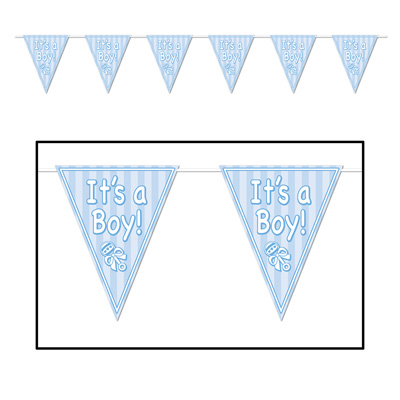 Baby Pennant Banner It's A Boy