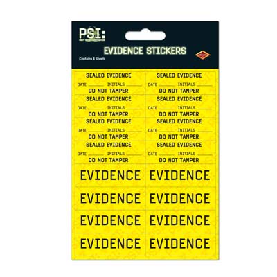 PSI Evidence Stickers