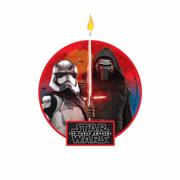 Star Wars Episode Flat Candle