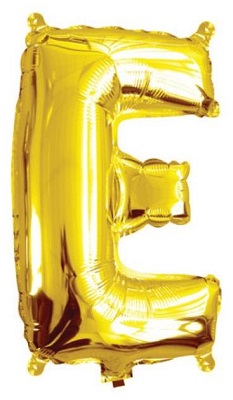 Foil 35cm Gold E