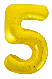 Giant Number 5 - Gold